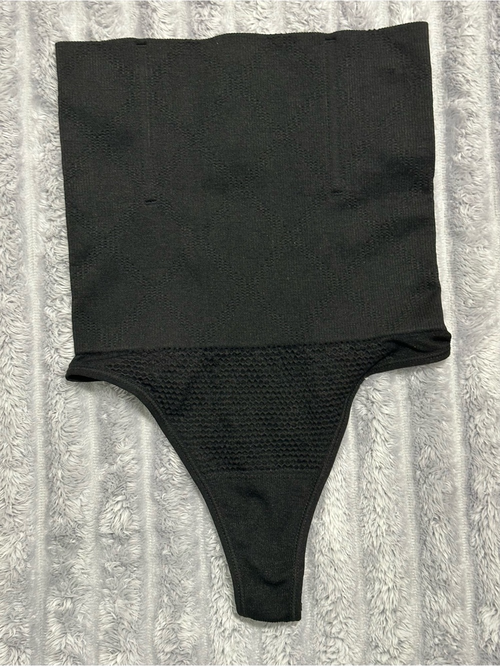 DODOGOGO High-Waisted Shapewear Thong — Black — Size S — NWOT